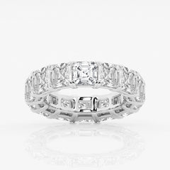 Asscher Eternity Band (Lab)