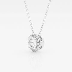 Diamond Halo Pendant