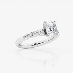Cushion Engagement Ring (Lab)