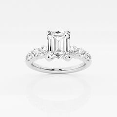 Emerald Engagement Ring (Natural)