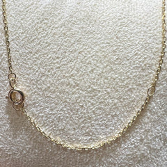 Elegant 14K Gold Lab Diamond Clover Necklace
