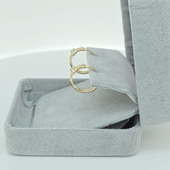 14k Yellow Gold Screw Huggie Earrings with Lab-Grown Diamonds – Unique Industrial-Inspired Hoops, Hypoallergenic & Tarnish-Resistant