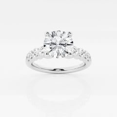 Round Engagement Ring