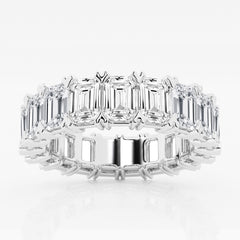 Emerald Cut Eternity Band (Lab)