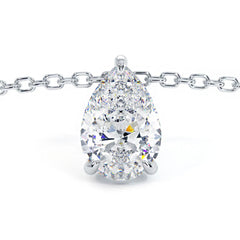 Pear Cut Diamond Pendant