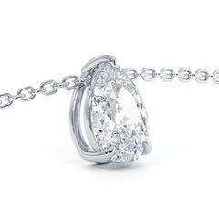 Pear Cut Diamond Pendant