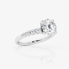 Round Engagement Ring