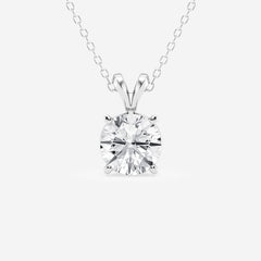 Split Bail Solitaire Pendant