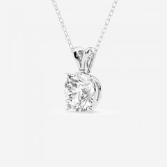 Split Bail Solitaire Pendant