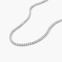 Tennis Eternity Necklace (Lab)